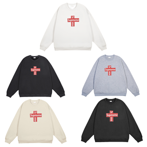 Sudadera con Capucha de Felpa Francesa de Alta Calidad, Estilo Urbano, Informal, de Poliéster/Algodón, con Logotipo SUP Box REME, Estilo Hip-Hop, Original de EE. UU. - Product Image 1