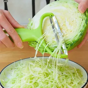 Outils de cuisine pour la maison : Coupe-légumes manuel, trancheuse à choux, hachoir à pommes de terre et melon, pour carottes et concombres - Product Image 1