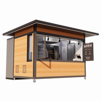 Kiosque de restaurant modulaire préfabriqué en conteneur de haute qualité / Kiosque alimentaire en conteneur maritime pour drive-through