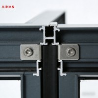 Ventana Corredera AIHAN con Vidrio Triple Aislante Low-E, Diseño Moderno de Mediados de Siglo, Fácil Instalación, para Exterior y Dormitorio