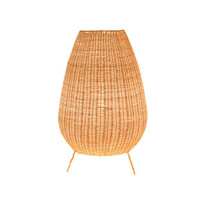Lámpara de Pie de Ratán Chaihuo con Luz LED Cálida para Sala de Estar, Dormitorio, Estudio, Hotel, Salón de Té, Casa de Huéspedes - Product Image 5