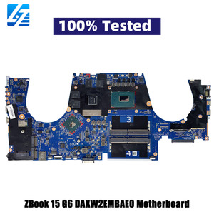 Placa base de computadora portátil DAXW2EMBAE0 para <span class=keywords><strong>HP</strong></span> ZBook 15 G6 con I5 I7 <span class=keywords><strong>I9</strong></span> CPU T1000 T2000 4GB GPU 100% totalmente probada - Product Image 1