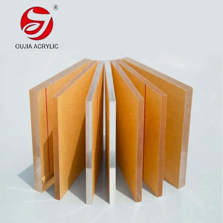 OUJIA Factory price Hot Sale Clear Customized Color 3mm Acrylic Glass 92%Transparente Sheets