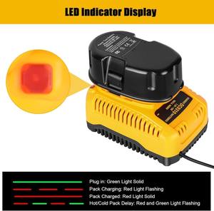 Cargador Rápido DC9310 <span class=keywords><strong>18V</strong></span> 2A de Repuesto para Herramientas Eléctricas <span class=keywords><strong>Dewalt</strong></span>, Batería NiCD/NiMH de 7.2V-<span class=keywords><strong>18V</strong></span>, Cargador de Batería NiMH de <span class=keywords><strong>18V</strong></span> 2A - Product Image 4