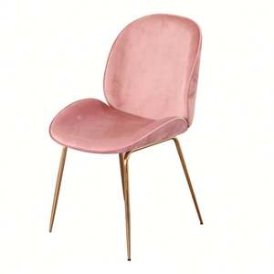Gold Leg <b>Restaurant</b> <b>Chairs</b> Light Luxury Backrest Dining <b>Chair</b> Modern Commercial <b>Restaurant</b> <b>Chairs</b> - Product Image 2