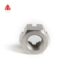 Brass Flange Nut M10 Metric 18mm Height CNC Machined Round Head <b>Threaded</b> One End General Industry Use - Product Image 3