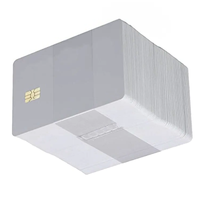 Carte de visite personnalisée imprimée en PVC CR80 13.56Mhz NFC RFID hologramme contrôle d'accès puce PC modèle ISO pour employé conducteur
