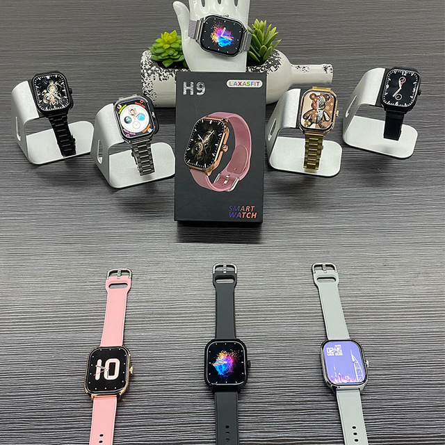 H9 Smart Watch for Bluetooth Call Headset Set New Hotmontre Intelligente Dual Strap Waterproof IP68 TFT Display IOS 3G SDK