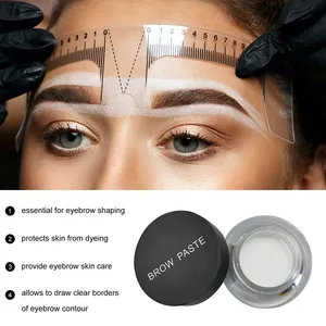 White Brow Contour Paste Eyebrow Mapping Paste Eyebrow Tinting Tool For Eyebrow Design Microblading Permanent Makeup Accessories