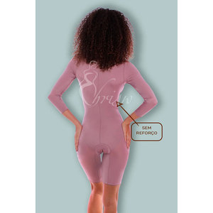 Shaping Bodysuit Mid-bezerro Comprimento com mangas e sem reforço - Product Image 6