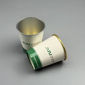 Gobelet à café isotherme jetable personnalisé en carton ondulé enduit de PE écologique pour boissons chaudes - Product Image 1