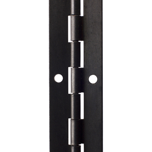 6インチピアノヒンジ連続隠し隠し黒鉄鋼経済的なオフセット小さなシングルラップピアノヒンジ - Product Image 5