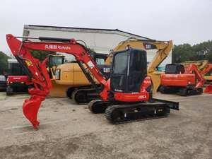 Mini-excavatrice Kubota U55 U55-4 d'occasion de 5 tonnes, fabrication japonaise, mini-pelleuse Kubota de 3 et 5 tonnes - Product Image 3