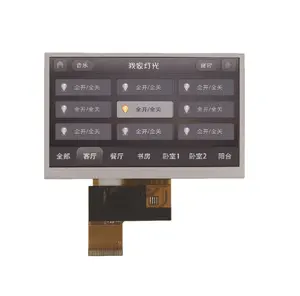 5.0 pollici TFT LCD schermo LCD a colori 800x480 modulo schermo a colori a matrice di punti opzionale touch screen