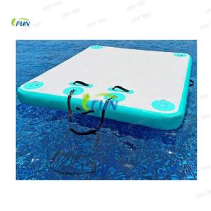 Plateforme flottante <span class=keywords><strong>gonflable</strong></span> avec échelle, pompe manuelle et plateforme flottante électrique - Product Image 4