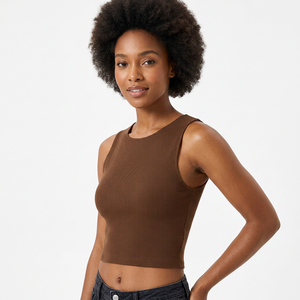 Yoga Tank <b>Top</b> Women Cotton Soft Breathable Summer Vest OEM Manufacturer Bulk Wholesale Activewear Fitness <b>Top</b> - Product Image 1
