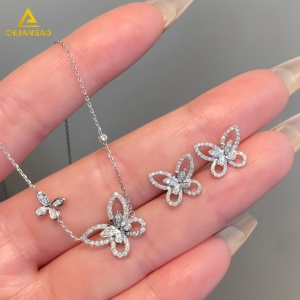 American 18K Gold Fine Jewelry Sets <strong>Diamond</strong> <strong>Tester</strong> Pass <strong>Moissanite</strong> Pendants &amp; Charms Fashion Jewelry - Product Image 1