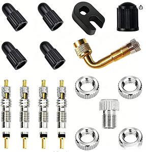 Kit de Válvulas Presta OEM-CG con Adaptador y Llave, Convertidor de Presta a Schrader, Juego de Herramientas de Reparación de Bicicletas para Bicicletas de Carretera y MTB - Product Image 4
