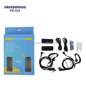 2PCS Freedomgo FM-S24, los Walkie Talkies Más Pequeños y Súper Mini + Auriculares con Alimentación USB, UHF 400-470MHz, Bidireccionales, con Batería de 500mAh - Product Image 3