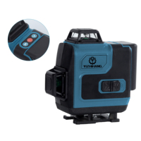 Niveau laser industriel AGL115 à 16 lignes, faisceau vert, auto-nivelant à 360°, avec alimentation par batterie au lithium