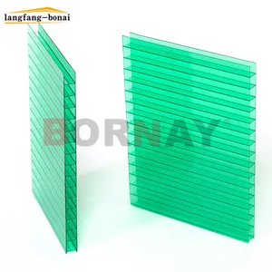 BONAI Modelo 0927 Lightweight Building Panels Plastic Sheets com Bayer PC Material Hoja de Policarbonato