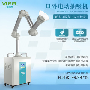 Purificador de Aire Dental RuiWan, Máquina de Succión Extraoral con Filtro HEPA, 301-400 M/H, Equipo de Terapia Oral - Product Image 1