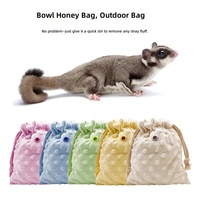 Sac de transport pratique pour animaux de compagnie, idéal pour les sorties quotidiennes, avec poche de couchage aérée et isotherme, pour Petaurs et Écureuils volants, Sac de transport portable