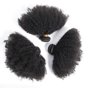 Ciocche di <span class=keywords><strong>Capelli</strong></span> Umani <span class=keywords><strong>Afro</strong></span> Kinky Curly 4C, Estensioni di <span class=keywords><strong>Capelli</strong></span> Vietnamiti Grezzi con Frontale, Fasci di <span class=keywords><strong>Capelli</strong></span> Umani con Chiusura - Product Image 2