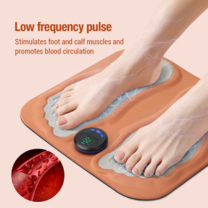 USB Rechargeable 6 Modes <strong>Foot</strong> Massager Vibrator Machine Electric Acupoint <strong>Foot</strong> <strong>Massage</strong> Pad <strong>Mat</strong> for Blood Circulation &amp; Pain - Product Image 4
