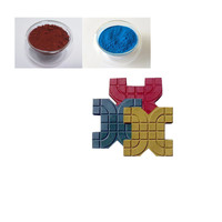Supplier Besi Oksida Merah/Hitam/Hijau/Kuning/Biru Bubuk Pigmen untuk Paving