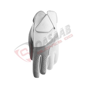 Nouveauté OEM ODM de gants de golf respirants en cuir synthétique Cabretta véritable de haute qualité fabriqués au Pakistan - Product Image 1