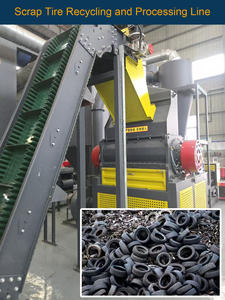 Usine de recyclage de pneus usagés à haute efficacité, broyeur de caoutchouc secondaire - Product Image 3