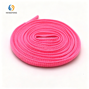 Lacets de baskets aux couleurs vives avec embouts en plastique, lacets en polyester tissé durables pour chaussures de sport <span class=keywords><strong>d</strong></span>écontractées - Product Image 6