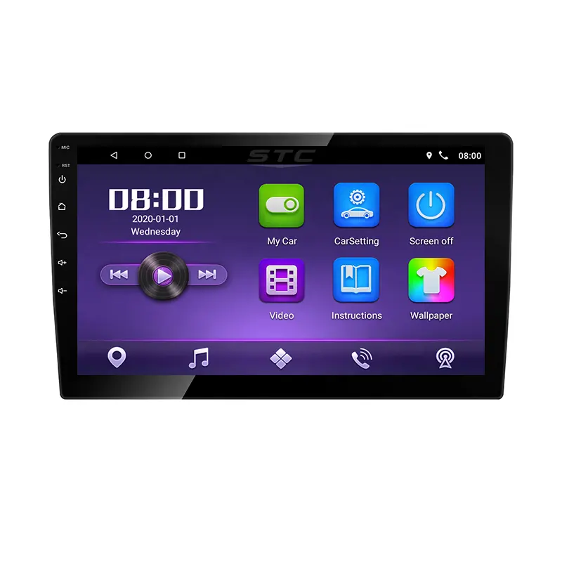 2 Din 9 Inch universal car dvd player android car audio player Touch Screen Portable Wireless CarPlay Auto Multimedia navigation