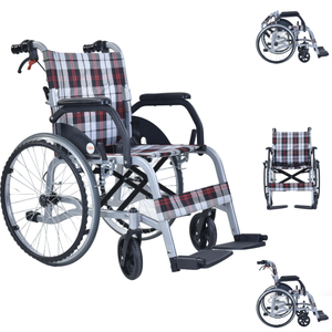 ทนทาน takan SYIV100-30A(JN) กรอบอลูมิเนียม PU สายพานปลอดภัยและรับน้ำหนักได้100กก. รถเข็นด้วยตนเองพร้อมพนักพิงพับได้ - Product Image 2