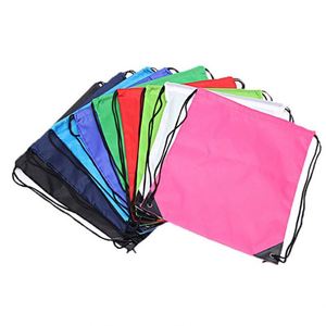 Wholesale Polyester <b>Backpacks</b> Draw String Bag Custom Logo Waterproof Nylon Drawstring Bags With Sports Drawstring Bag - Product Image 4