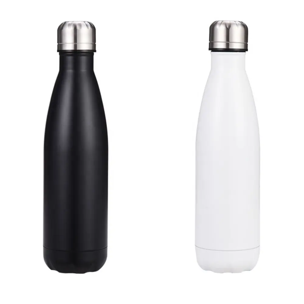 Werbe geschenk Benutzer definierte Flaschen 1000ml Edelstahl 500ml Wasser flasche mit Corp Company Logo Firm Enterprise Kunden geschenke