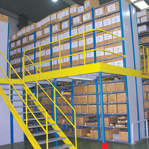 Hệ thống kệ lửng thép 5 lớp tùy chỉnh Giải pháp lưu trữ kho đa cấp hạng nặng - Product Image 2