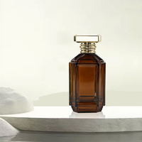 Botella de Perfume Personalizada de 100 ml a Precio de Fábrica, con Caja, Botella Negra de Lujo para Perfume de Hombre y Mujer