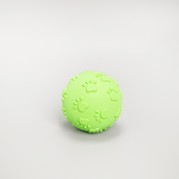 Vente directe d'usine, jouet interactif classique pour chiens avec motif de patte, balle à mâcher pour l'auto-entretenissement et soulager l'ennui