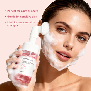 Private Label Koreanische Gesichtsbürste Reiniger Rosa PDRN Niacinamid Poren-Tiefenreinigung Lachs-DNA PDRN Gesichtsreiniger - Product Image 6