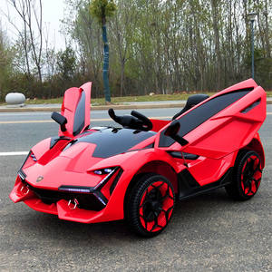 <b>Lamborghini</b> Style Electric Ride On <b>Car</b> For Kids 12V 4 Wheels <b>Remote</b> <b>Control</b> Yellow With Rocking Function Age 8-13 Years - Product Image 3