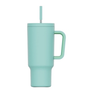 Big Capacity 40oz Leak Proof Tumbler with Handle and Straw Lid Vaccum Insulated Stainless Steel <b>Mug</b> - Product Image 1