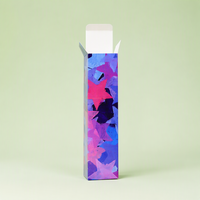 Boîtes d'emballage en carton 350g avec finition brillante personnalisée, prix d'usine, impression de logo