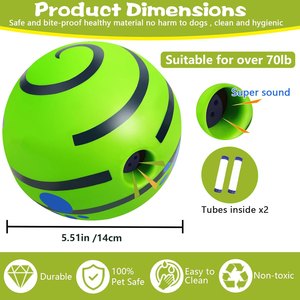 Hot Selling Cartoon Interactive Ball Dog Toys with Funny Giggling Sounds PVC & <b>Plush</b> Material - Product Image 2