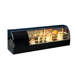 Prix bon marché, présentoir à sushis coupés sur mesure, panneau sintra, réfrigérateur de table pour présentoir à sushis, mini réfrigérateur d'étalage de gâteaux - Product Image 1