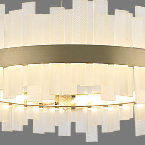 โคมไฟระย้าแก้วทรงกลม LED สำหรับวิลล่าร้านอาหาร - Product Image 6