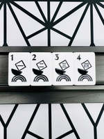 Jeu de Mahjong Américain Art Déco, Tuiles en Acrylique Blanc Luxe Moderne, Idéal pour les Fêtes entre Amis et les Rassemblements Sociaux
