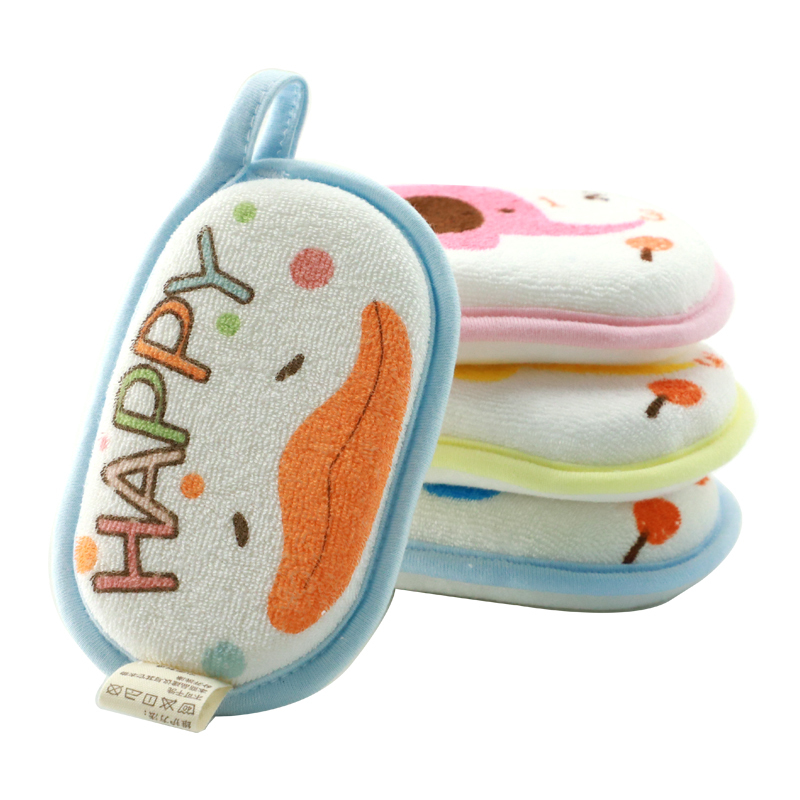 Cartoon Animal Design Plastic Bath Scrubber