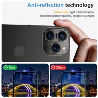 Film de protection d'objectif de caméra OEM ODM d'usine pour Iphone 15 14 13 12 11 Series Protecteurs d'objectif en saphir personnalisés de haute qualité